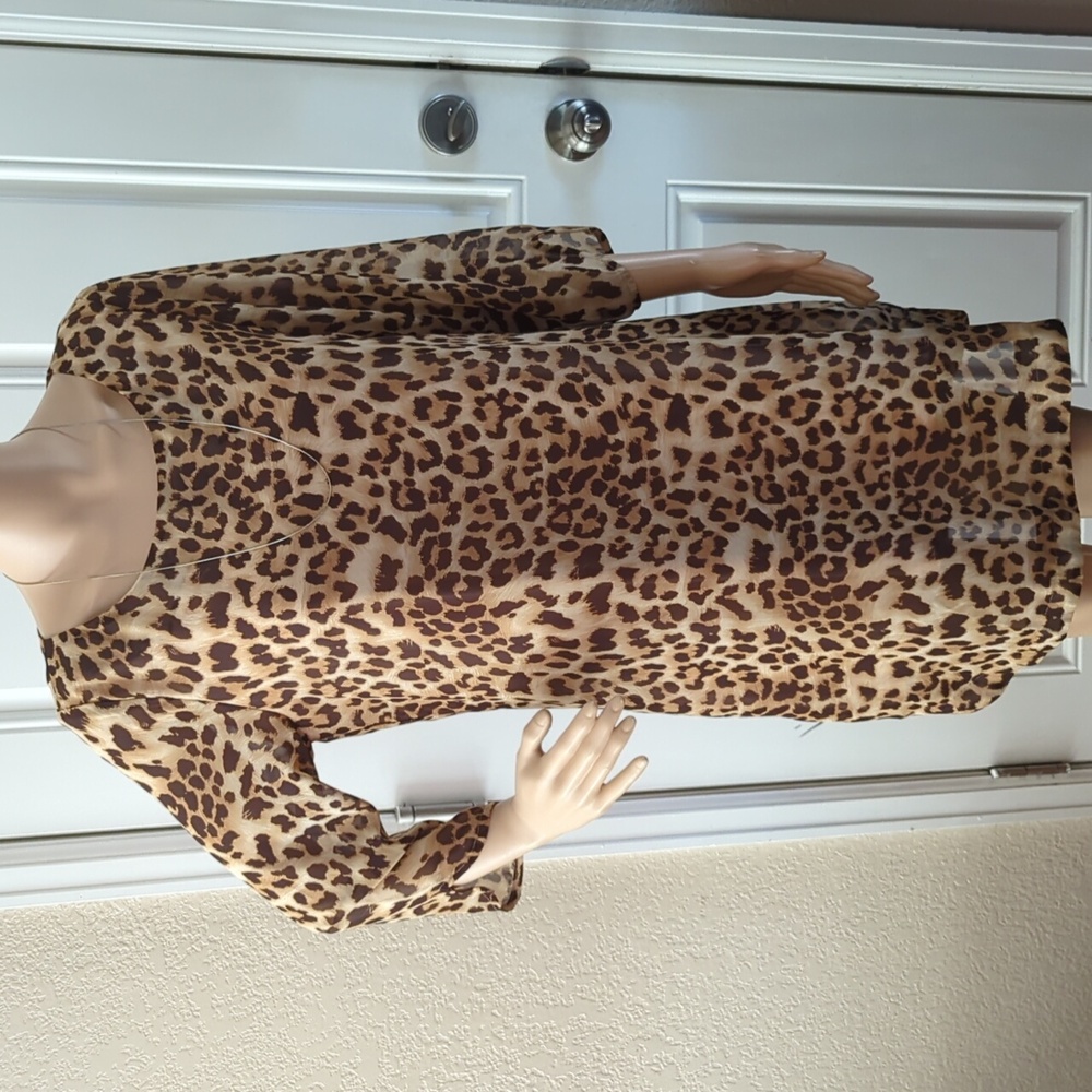Charming Charlie Leopard Dress M